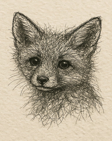 Curious Fox Face