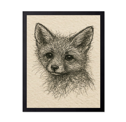 Curious Fox Face