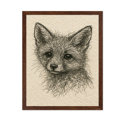 Curious Fox Face