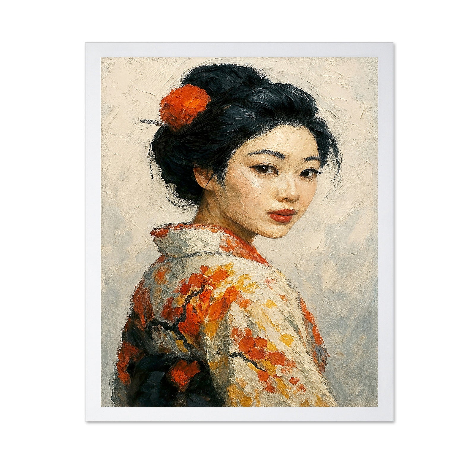 Elegant Kimono Portrait