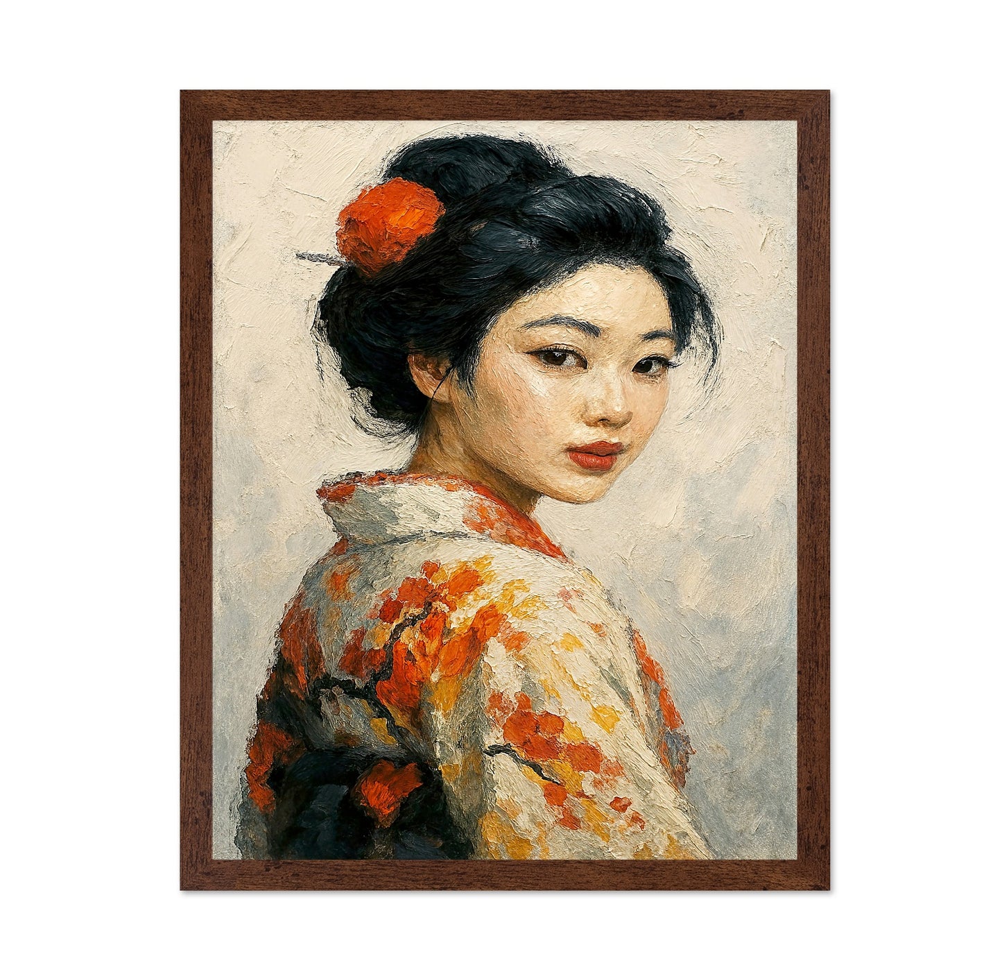 Elegant Kimono Portrait