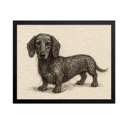 Sketch Dachshund Dog