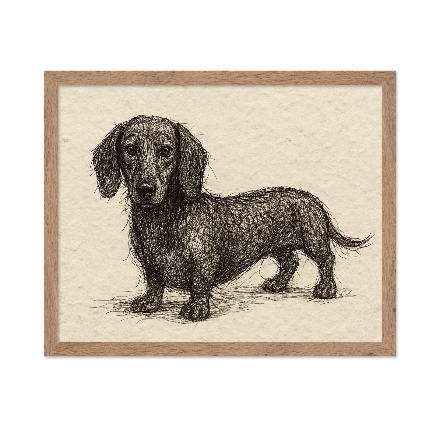 Sketch Dachshund Dog