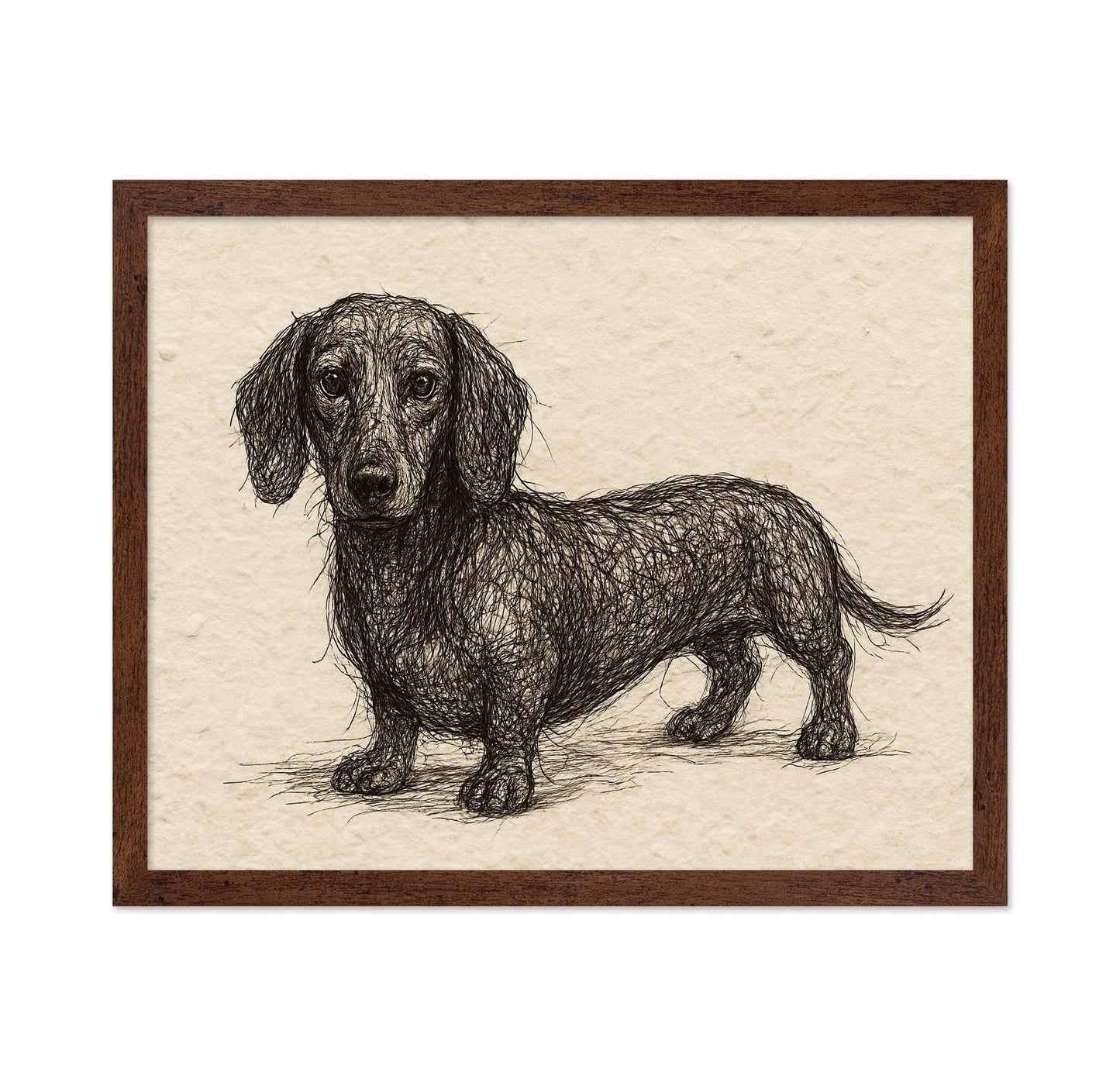 Sketch Dachshund Dog