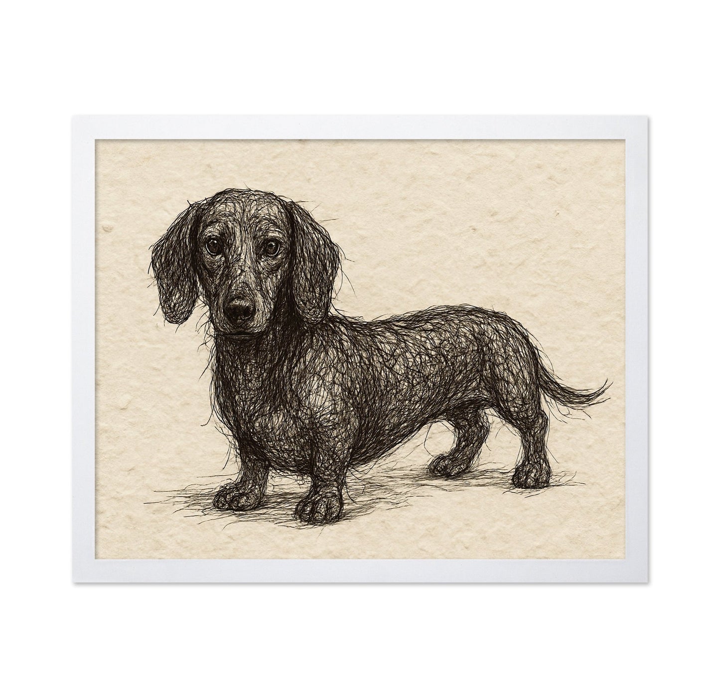 Sketch Dachshund Dog
