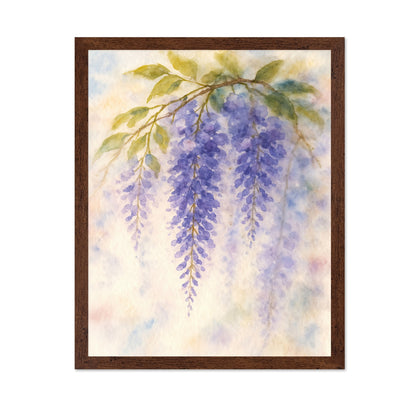 Purple Wisteria Branch
