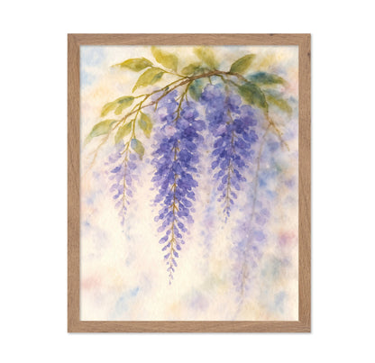 Purple Wisteria Branch