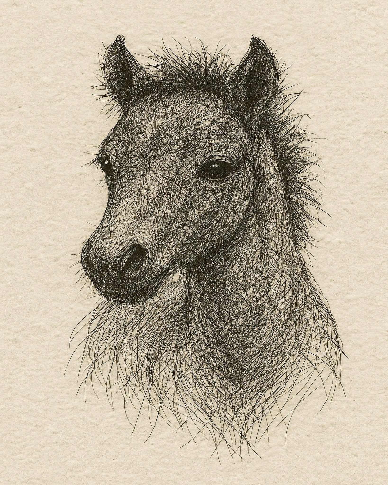 Sketch Horse Head