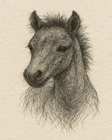 Sketch Horse Head