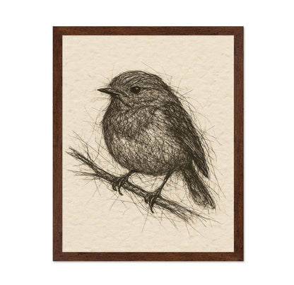Sketch Bird Branch