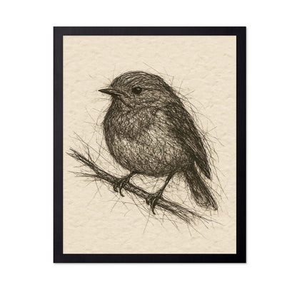 Sketch Bird Branch