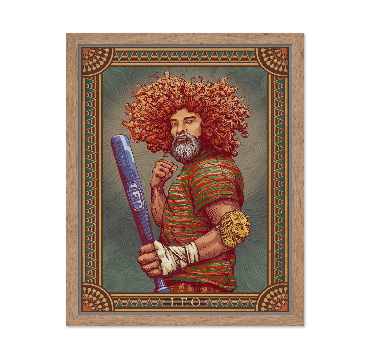 Leo Baseball Man