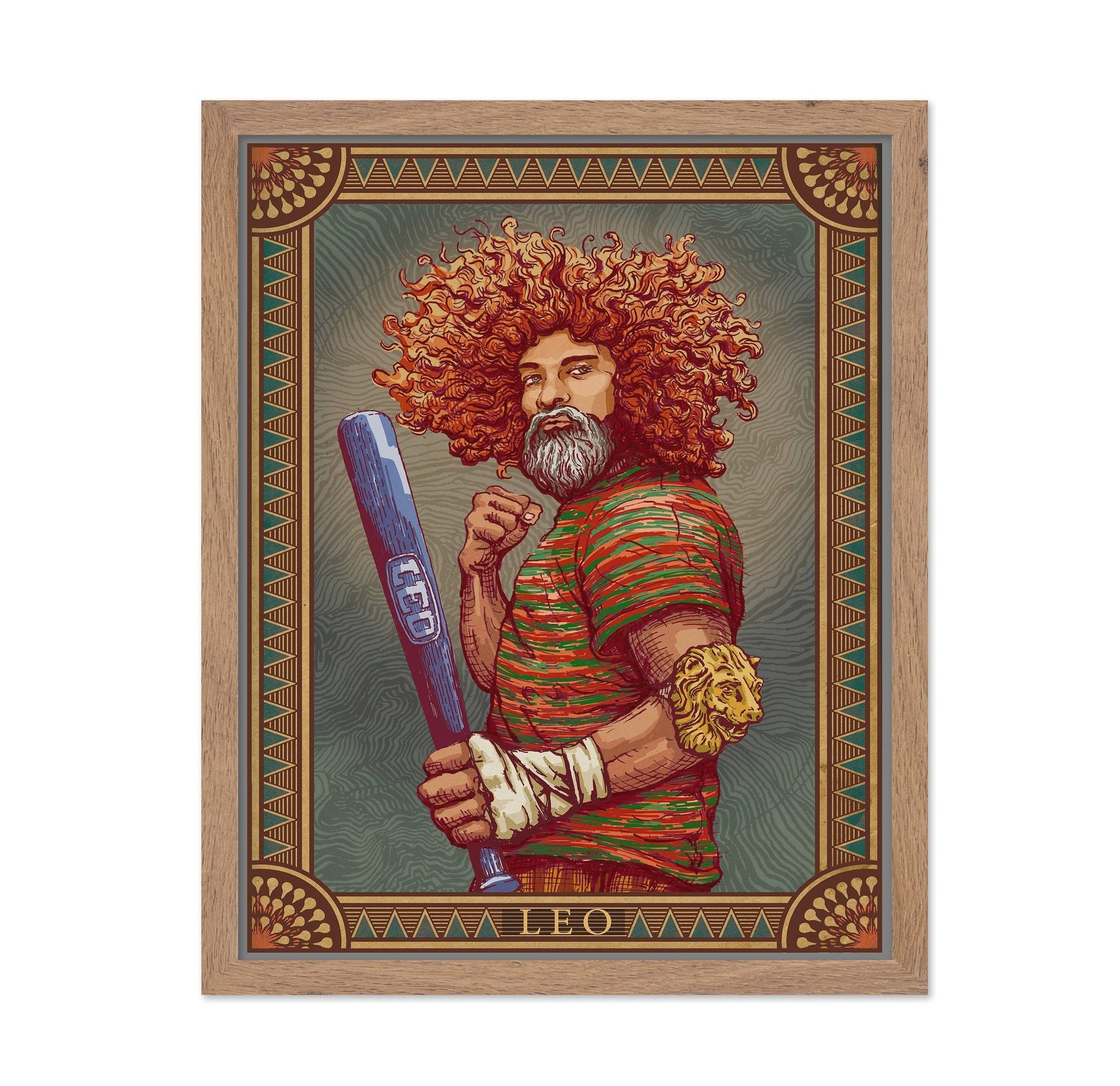 Leo Baseball Man
