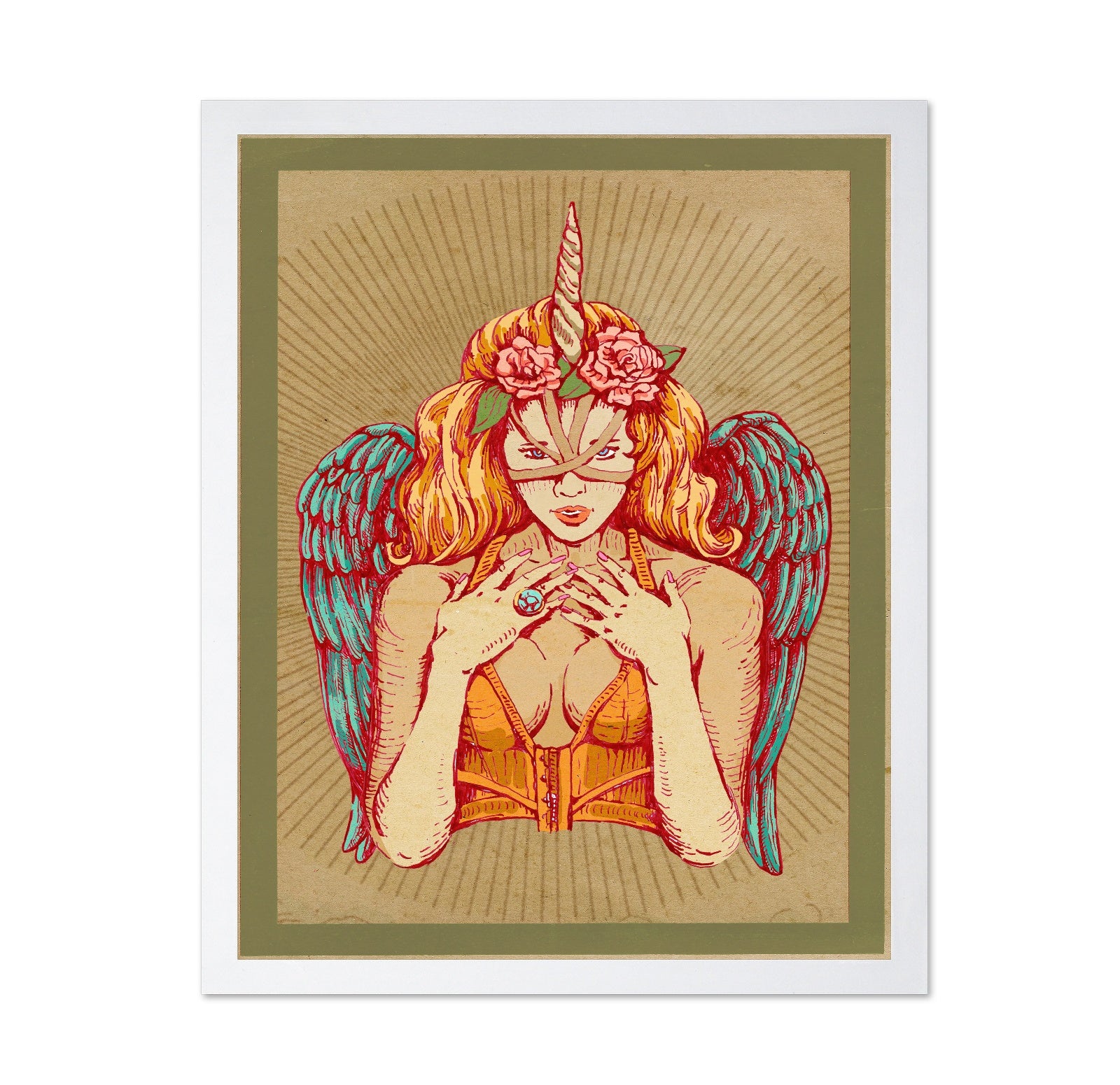 Winged Unicorn Woman