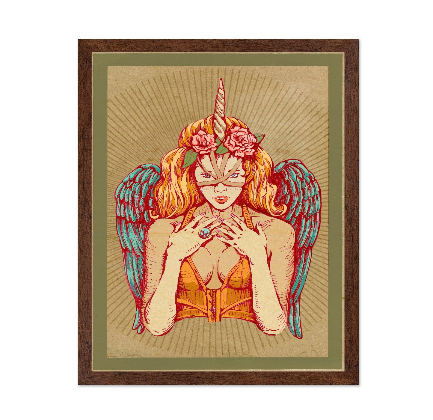 Winged Unicorn Woman