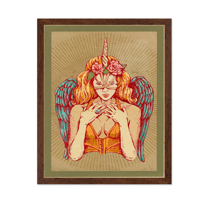 Winged Unicorn Woman