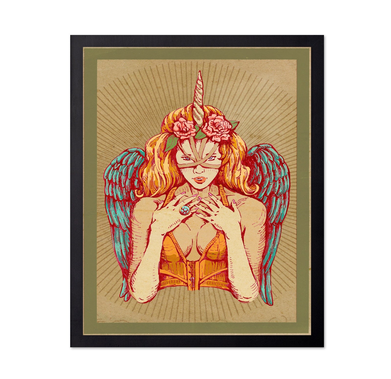 Winged Unicorn Woman