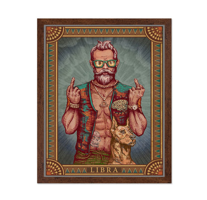 Libra Bearded Man