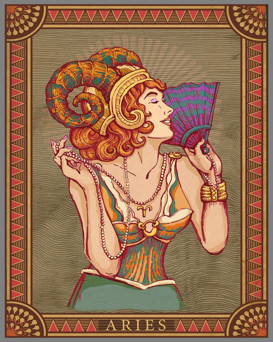 Aries Woman Fan