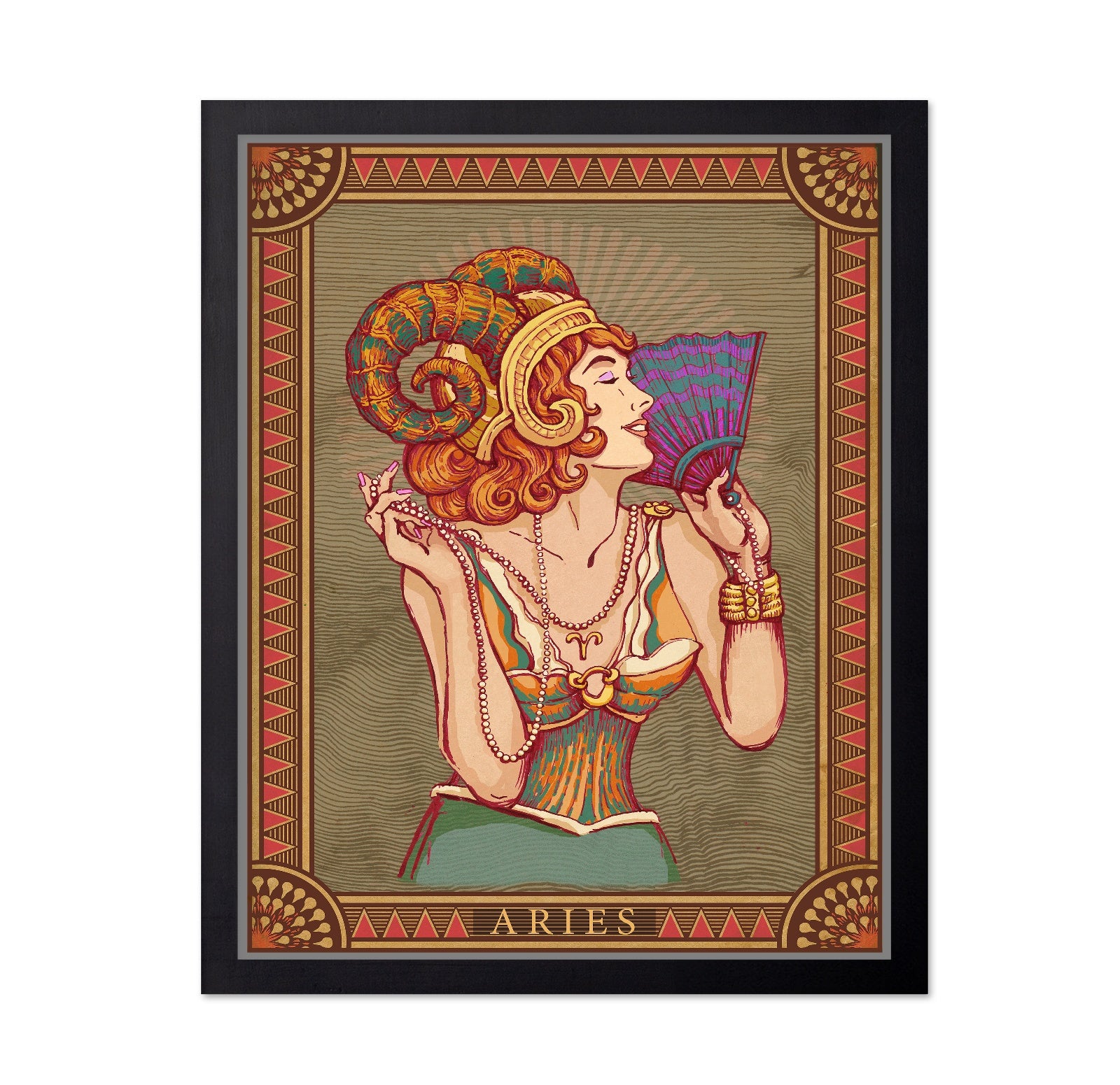 Aries Woman Fan