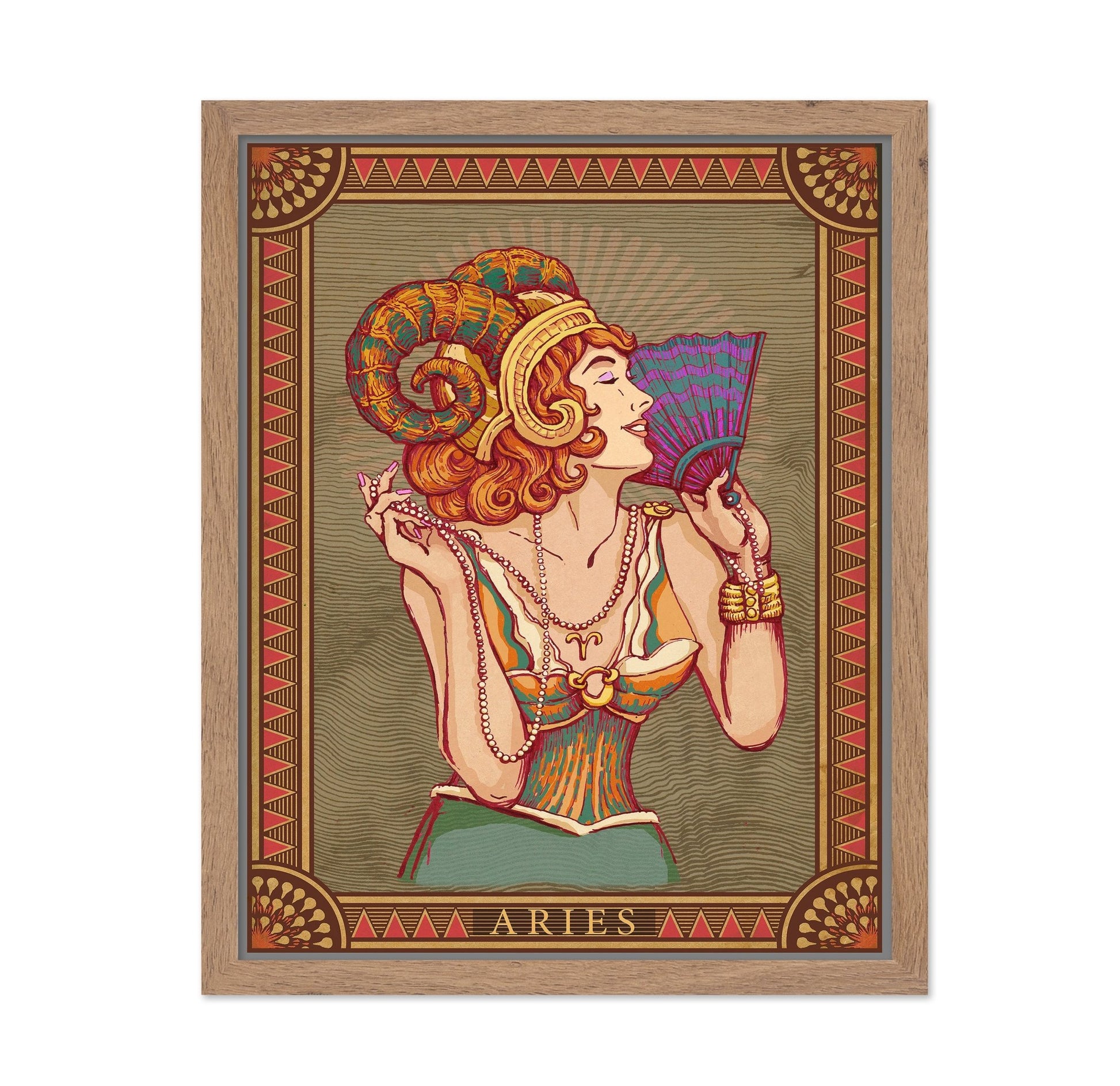Aries Woman Fan