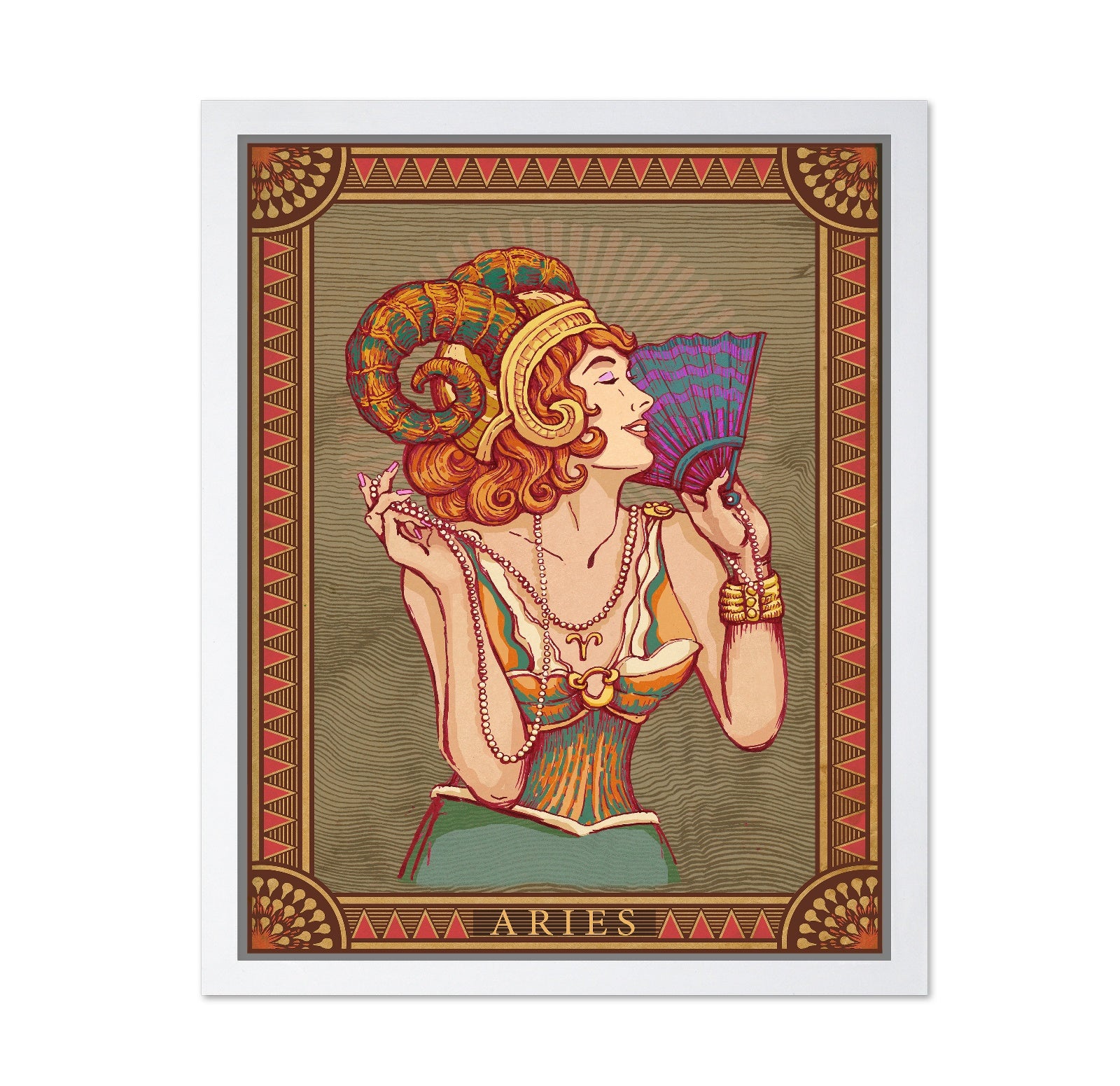 Aries Woman Fan