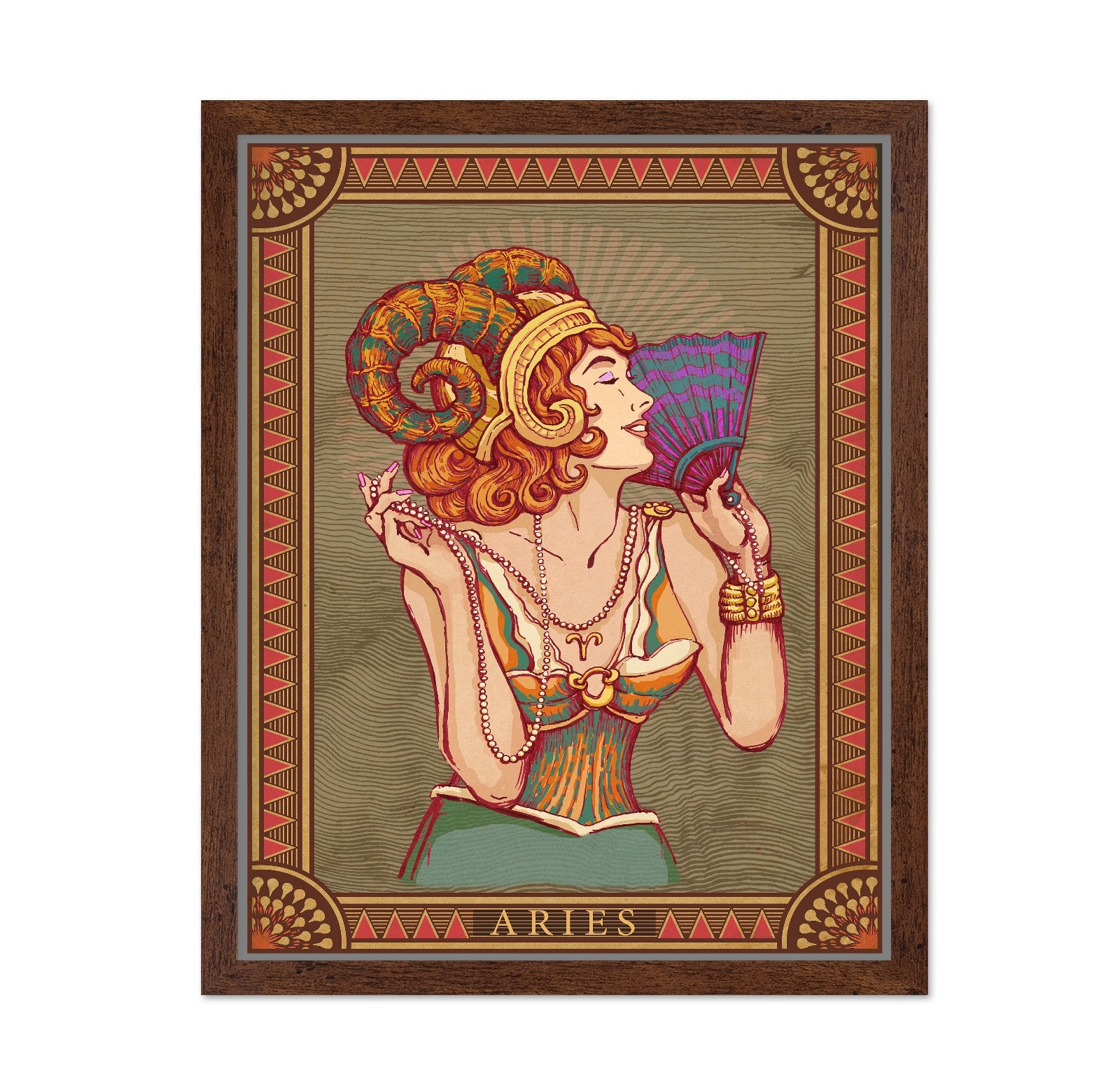 Aries Woman Fan