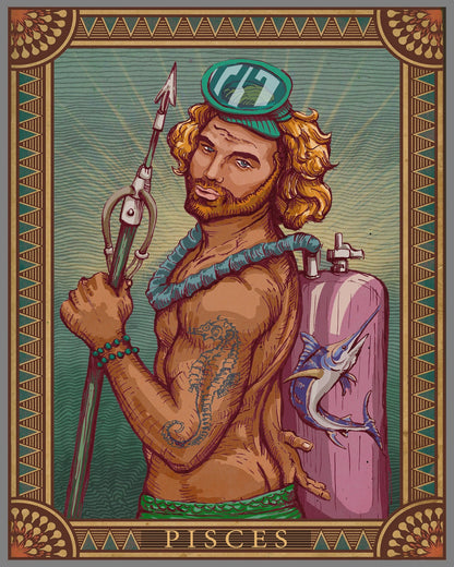 Pisces Diver Man