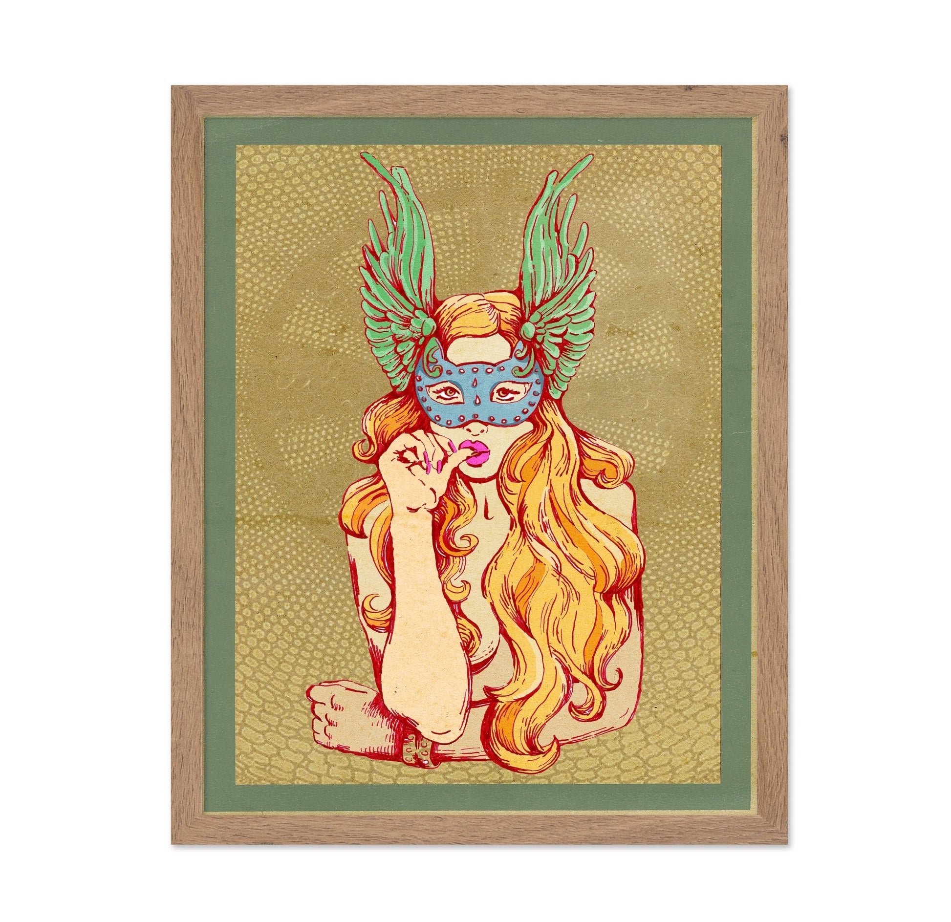 Masked Winged Woman