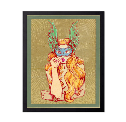 Masked Winged Woman