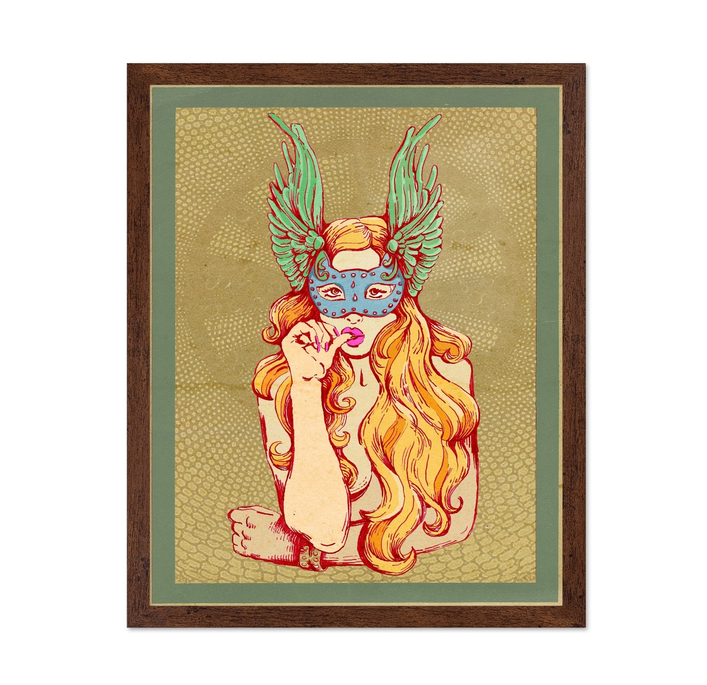 Masked Winged Woman