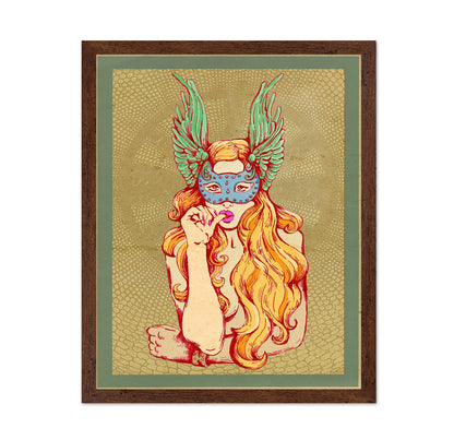 Masked Winged Woman