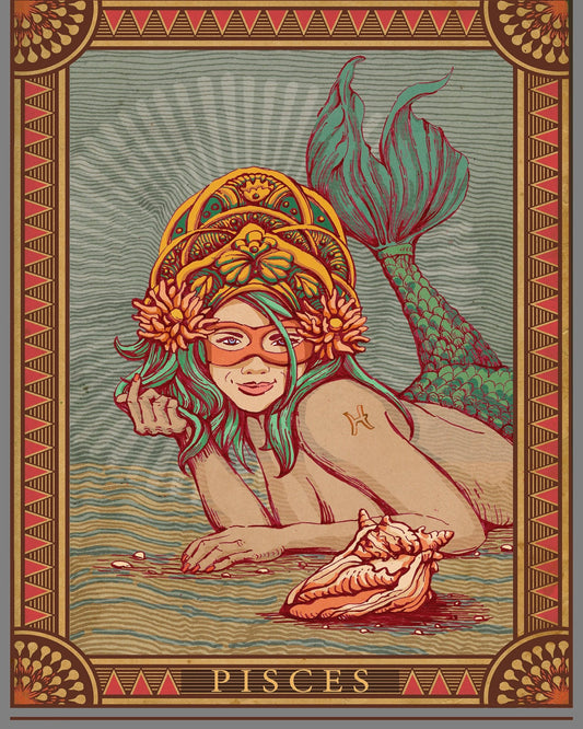 Pisces Mermaid Woman