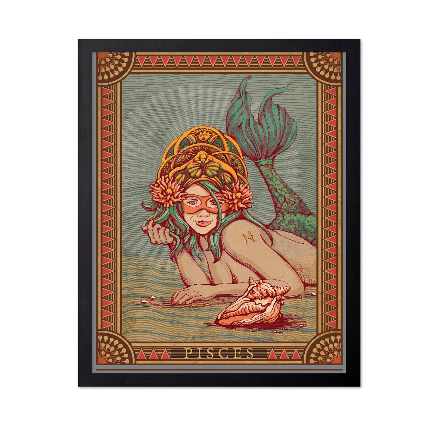 Pisces Mermaid Woman