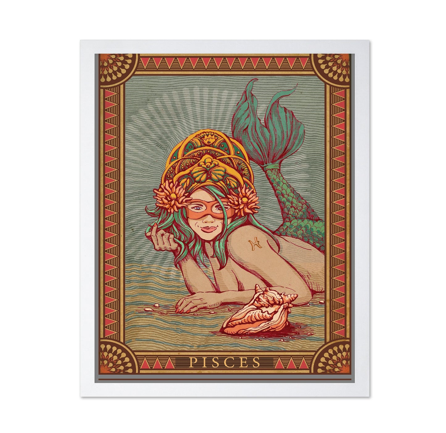 Pisces Mermaid Woman