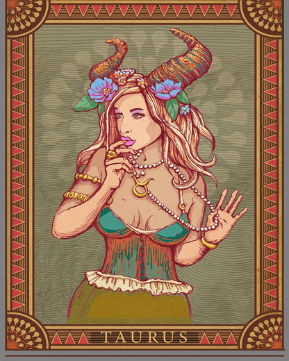 Taurus Horned Woman