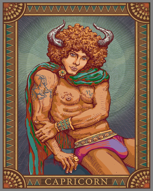 Capricorn Zodiac Figure