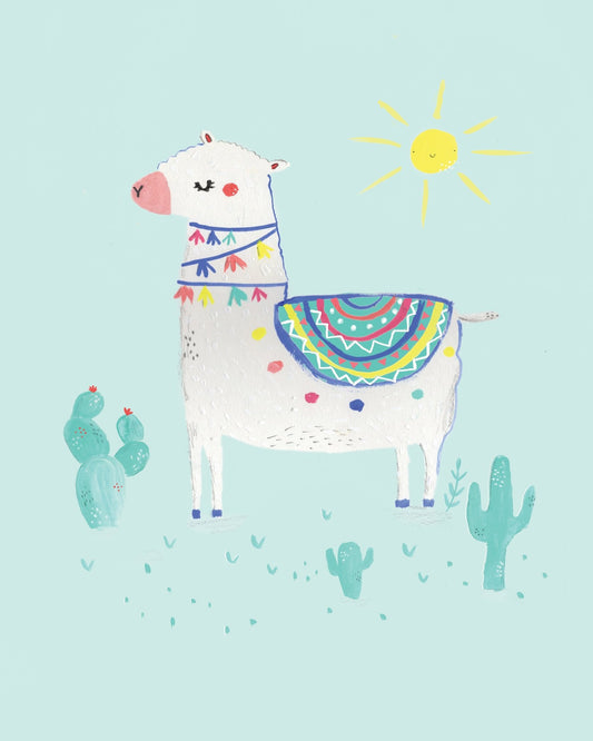 Cute Llama Sunshine
