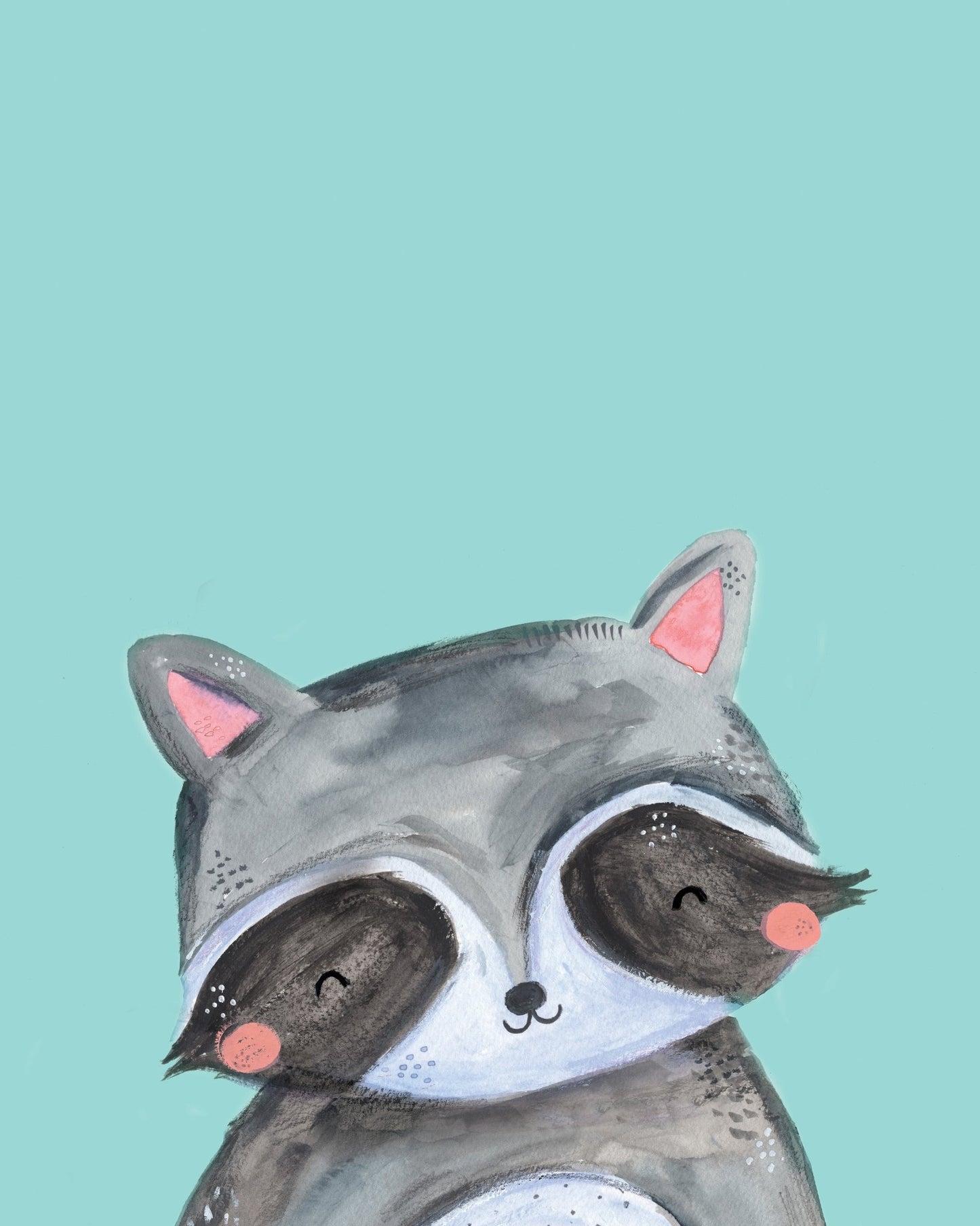 Cute Raccoon Face