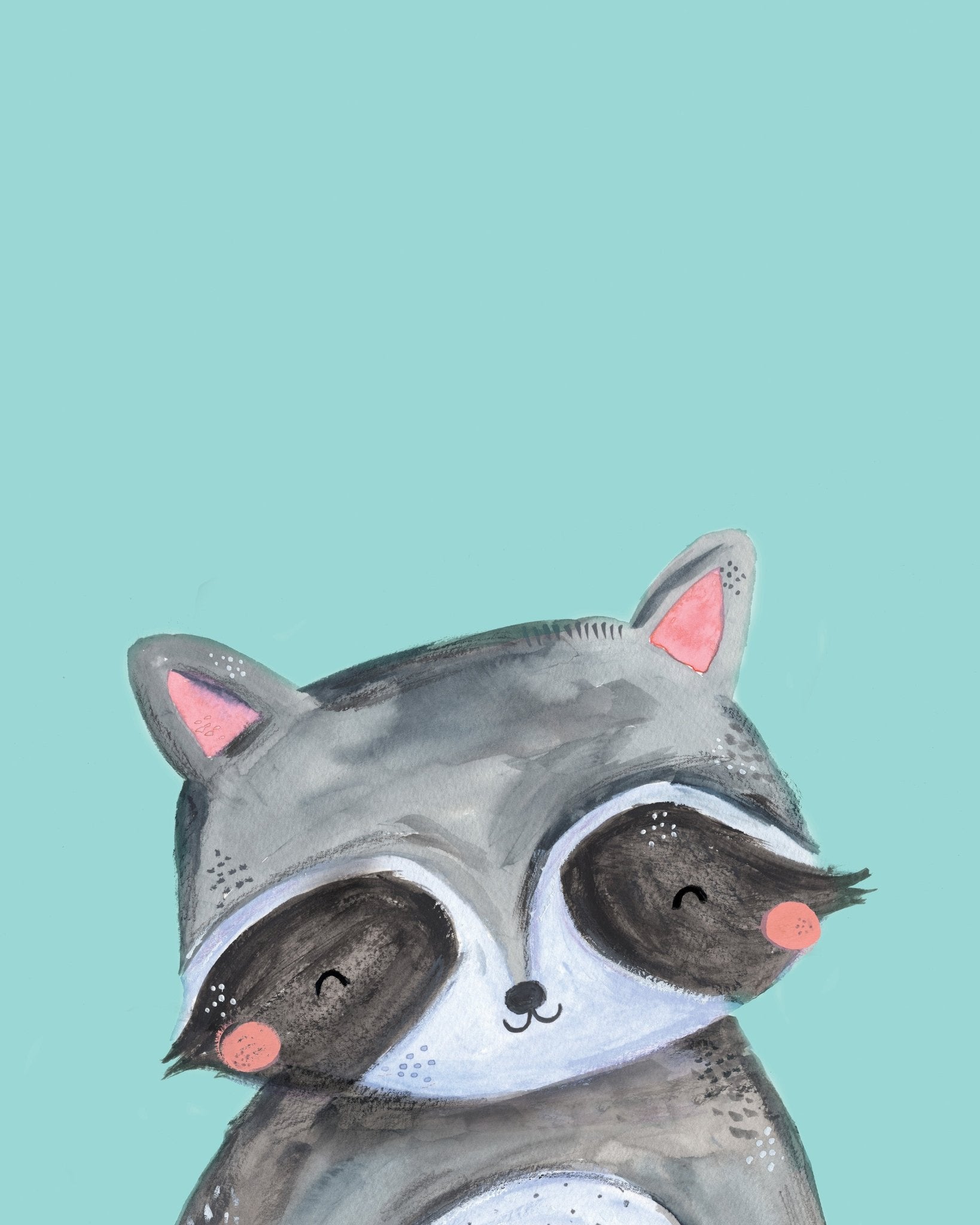 Cute Raccoon Face