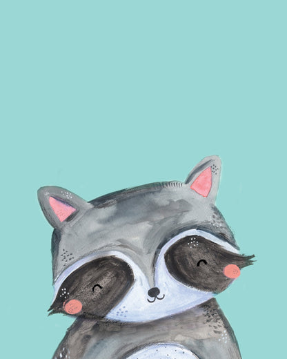 Cute Raccoon Face
