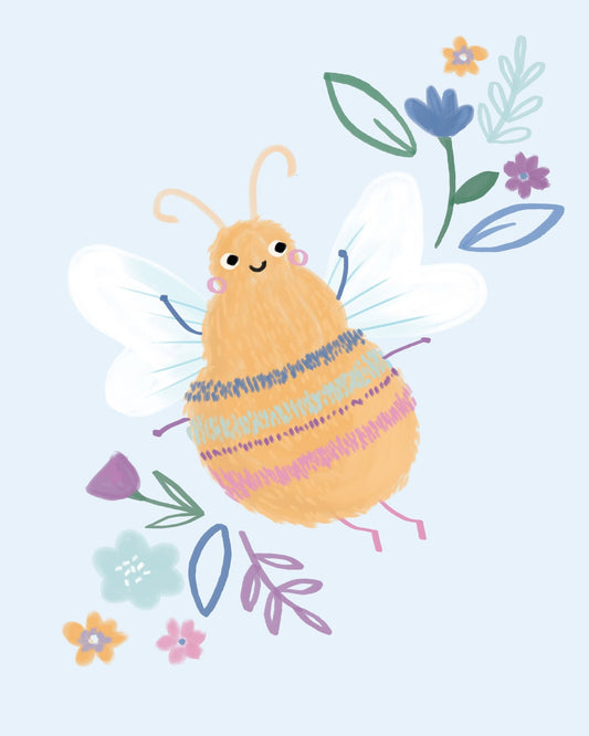 Happy Bumble Bee