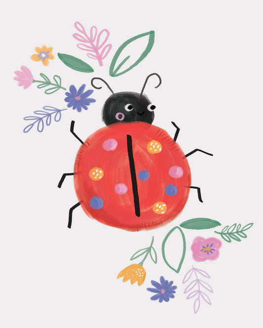 Cute Ladybug Garden