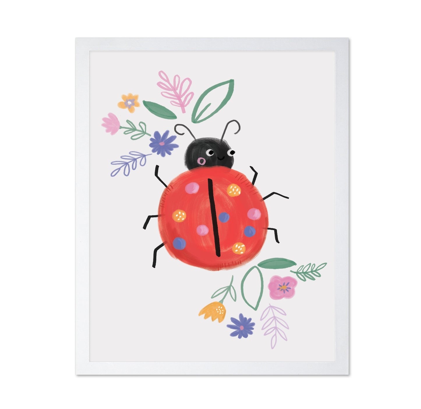 Cute Ladybug Garden