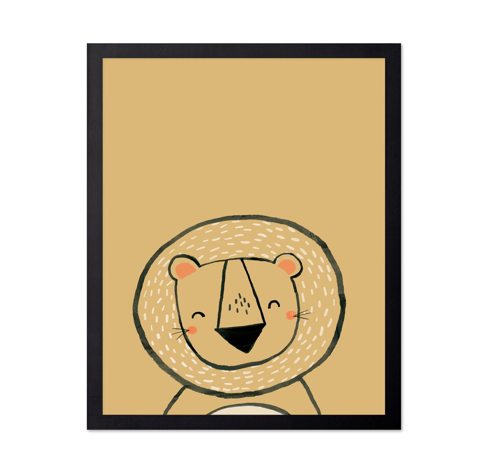 Cute Lion Face
