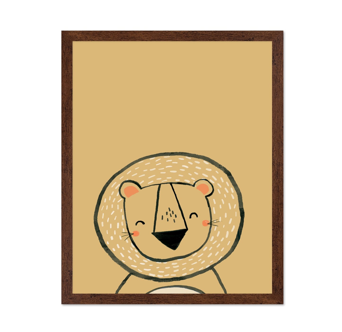 Cute Lion Face