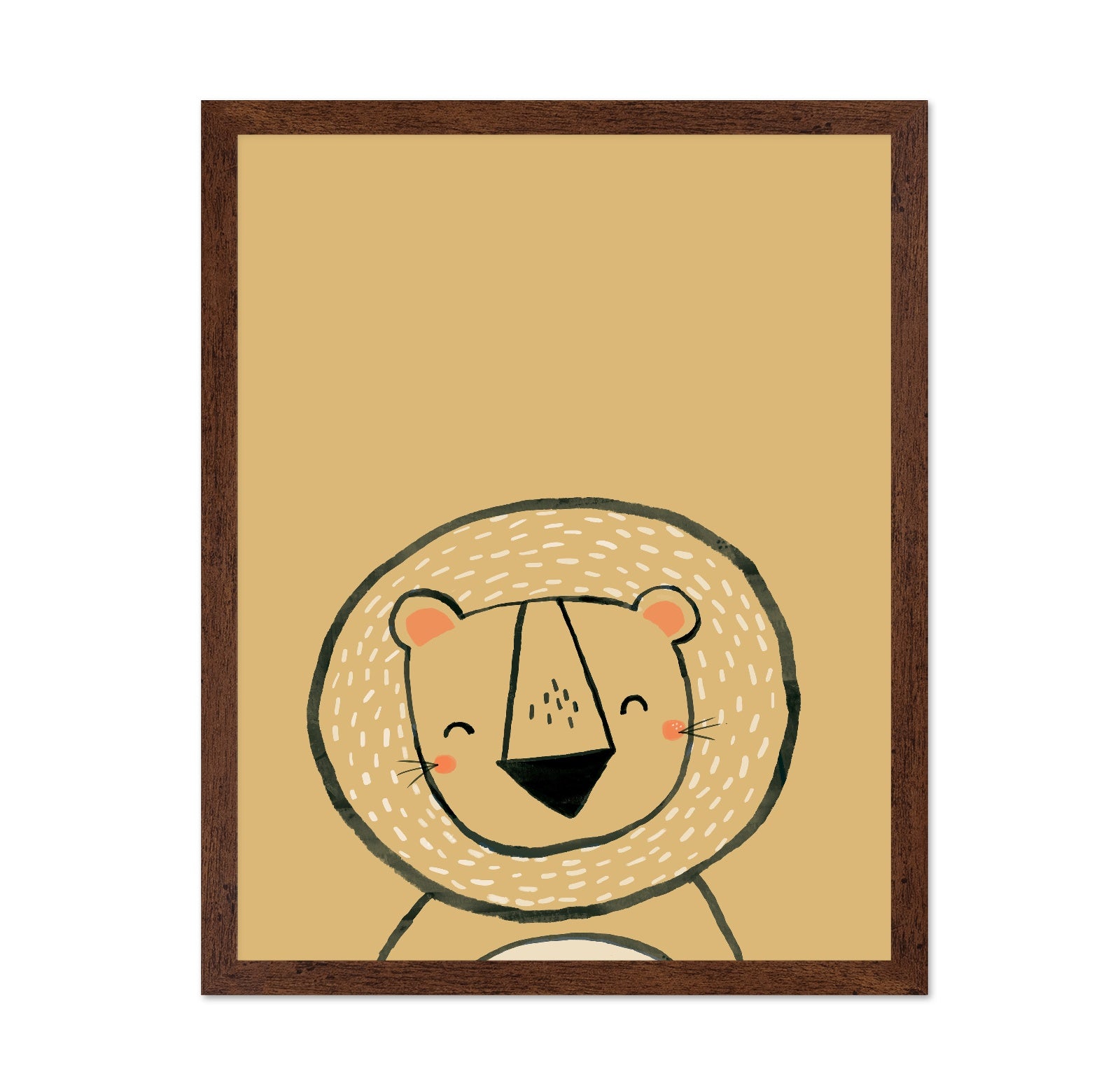 Cute Lion Face