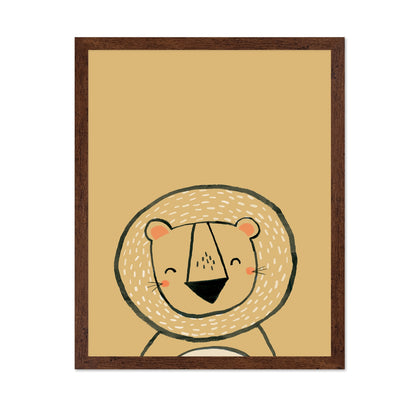 Cute Lion Face