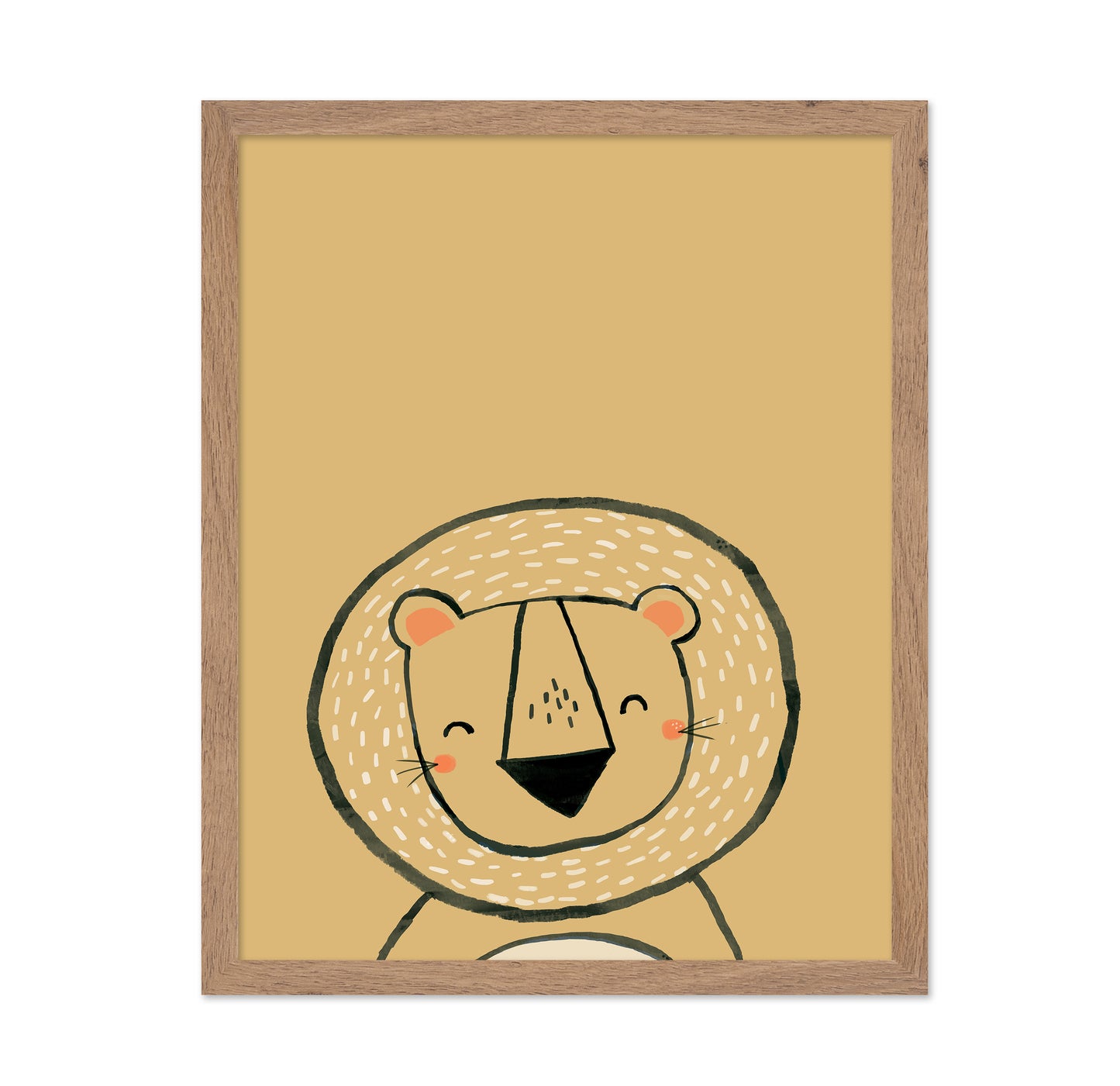 Cute Lion Face