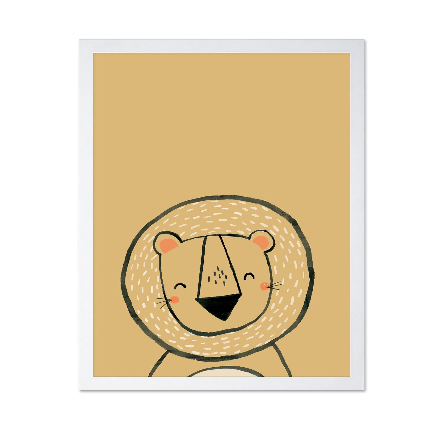 Cute Lion Face